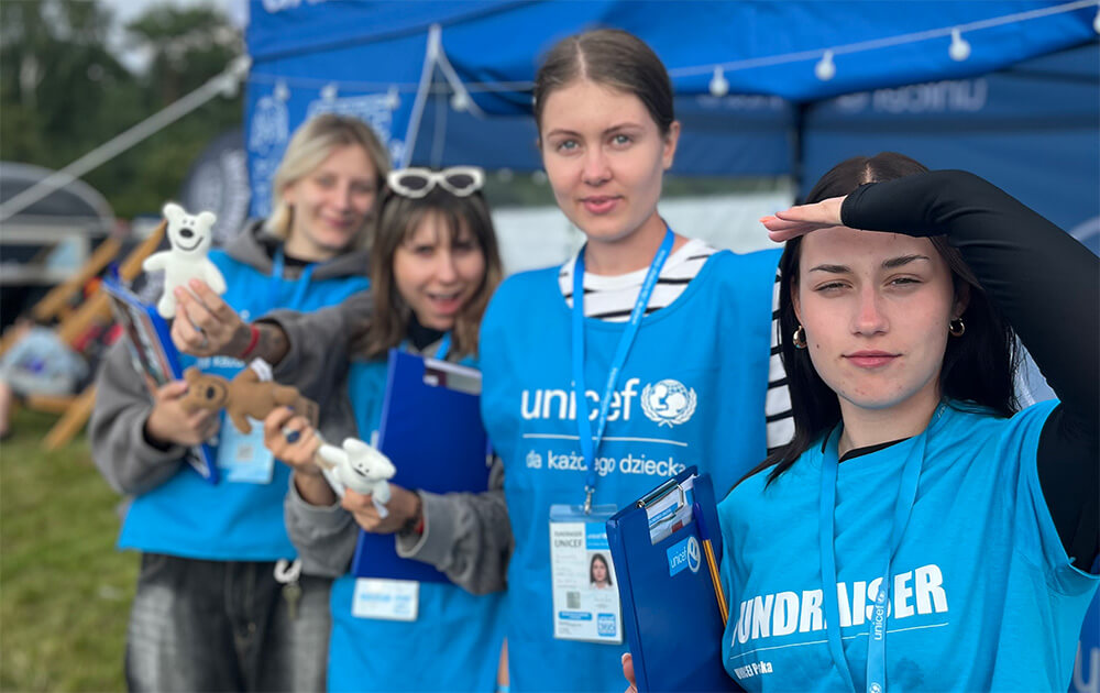Fundraiserzy UNICEF Polska